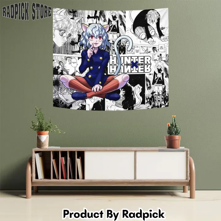 Neferpitou tapestry custom anime mix manga home room wall decor  rp5940558